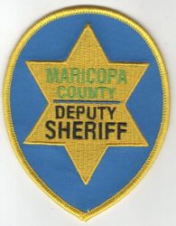 "MCSO" Maricopa County Sheriff's Office DEPUTY Shoulder Patch